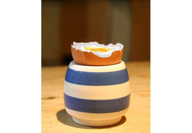 Traditional cracked egg