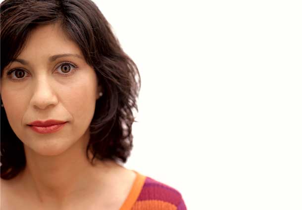 Retouched image of Latino woman for WaMu Bank